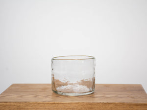 Clear Handblown Glass Tumbler - Short