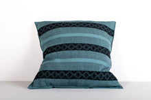 Load image into Gallery viewer, Navy Stripe San Andres Cushion