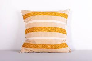 Yellow Stripe San Andres Cushion