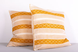 Yellow Stripe San Andres Cushion
