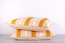 Load image into Gallery viewer, Yellow Stripe San Andres Cushion