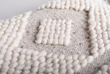 Load image into Gallery viewer, Small Woollen Grey and White Bernal Rug