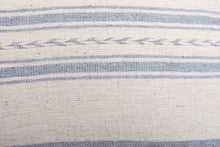 Load image into Gallery viewer, Hand Woven Blue and White Stripe Cushion